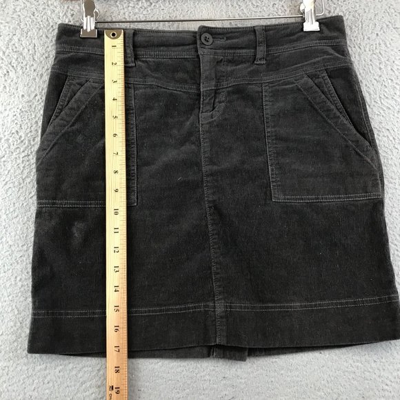 The North Face Skirt Gray Corduroy pencil size 4 - Picture 6 of 8